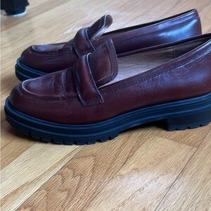 Madewell Women's Brown Leather Loafers